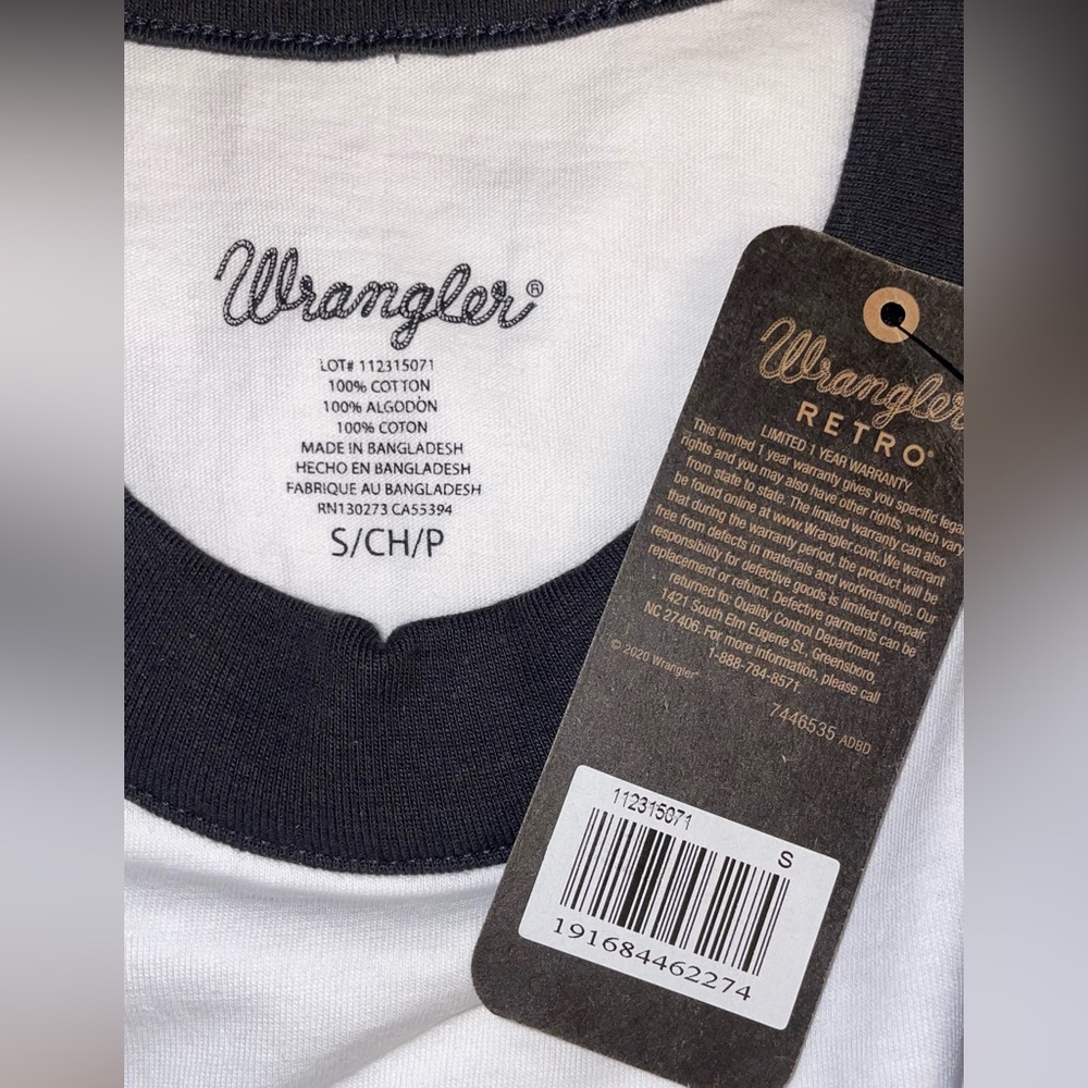 NWT WRANGLER WOMENS RETRO BOOTS/ COWBOYS HAT GRAPHIC TANK SIZE S - Picture 2 of 8